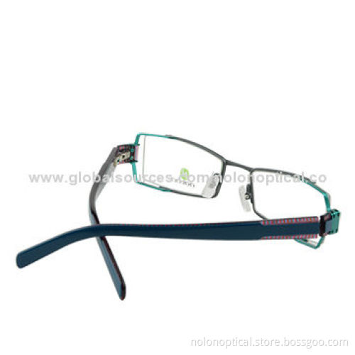 Blue Fisher Optical Frames with Acetate Temple